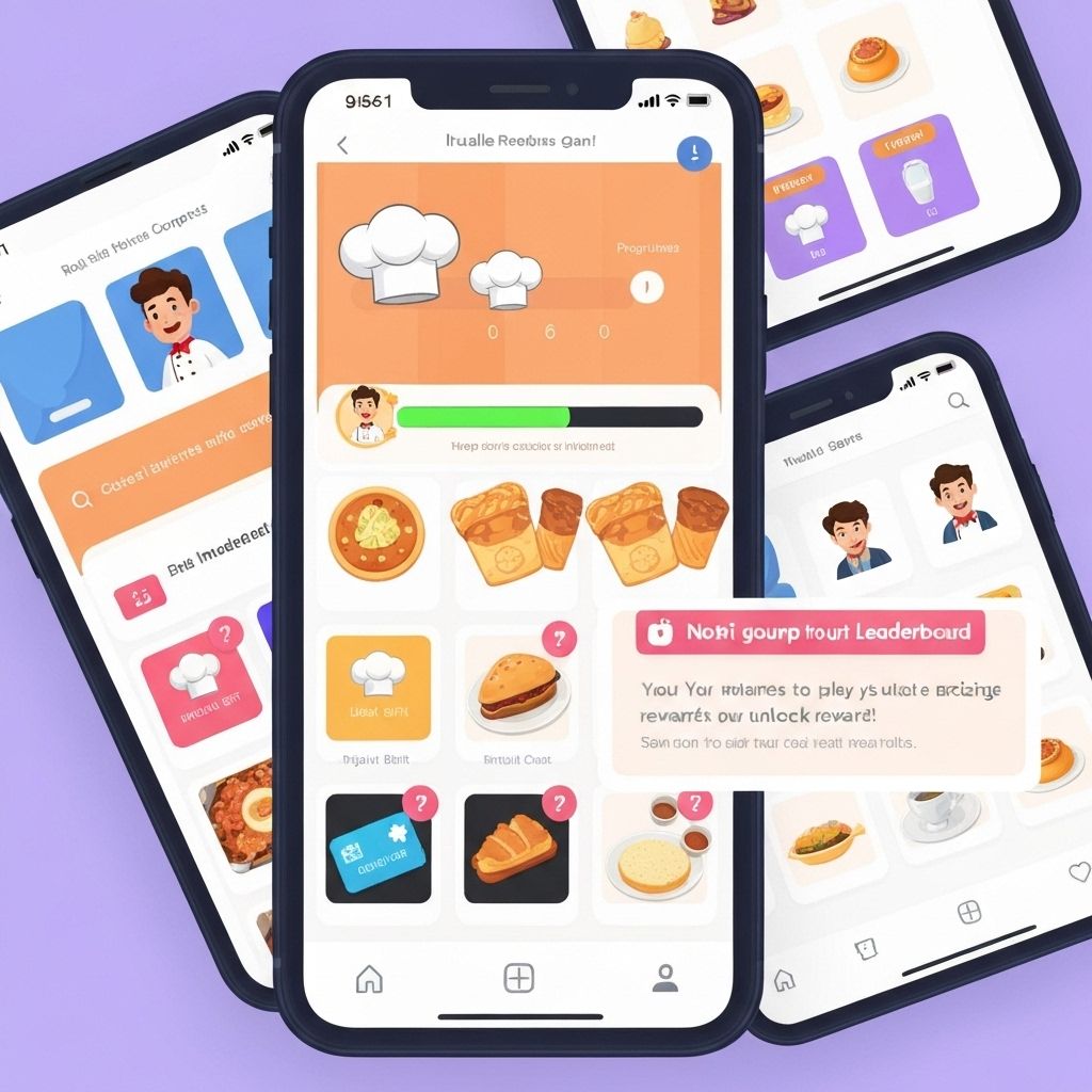 Restaurant app game